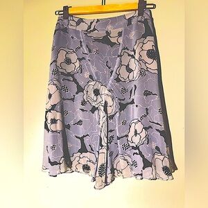 Banana Republic Silk Floral Skirt NWOT 0P